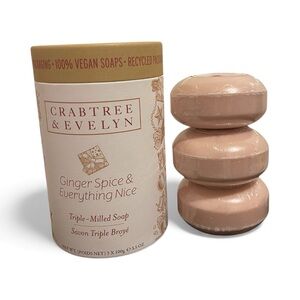 Crabtree & Evelyn Ginger Spice Vegan Soap Set